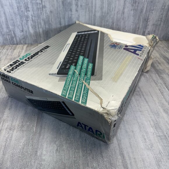Atari 600XL Home Computer Bundle In Box Fully Tested Working Box Damage - Picture 15 of 16